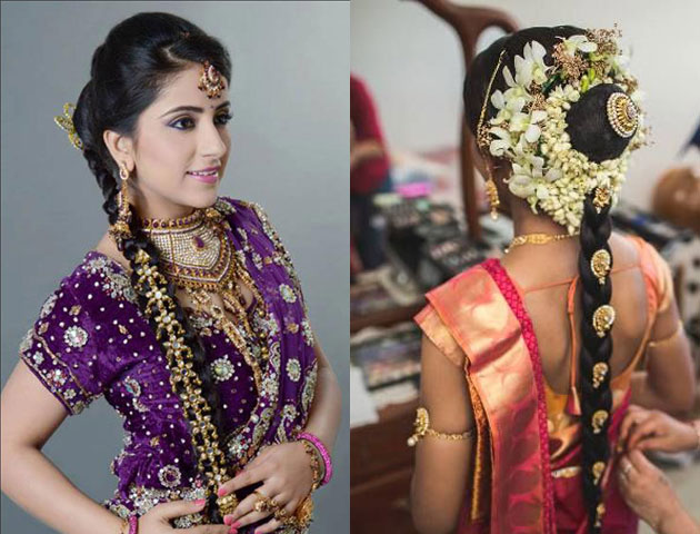 20 Bridal Hairstyles With The Classic Gajras As Accessory | WeddingBazaar